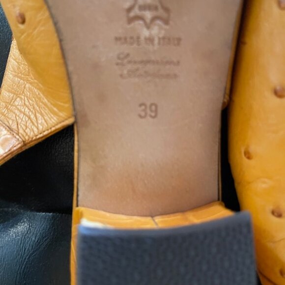 Giorgio's of Palm Beach Chic Tan/Burnt Orange Women's Slingback - Picture 3 of 4